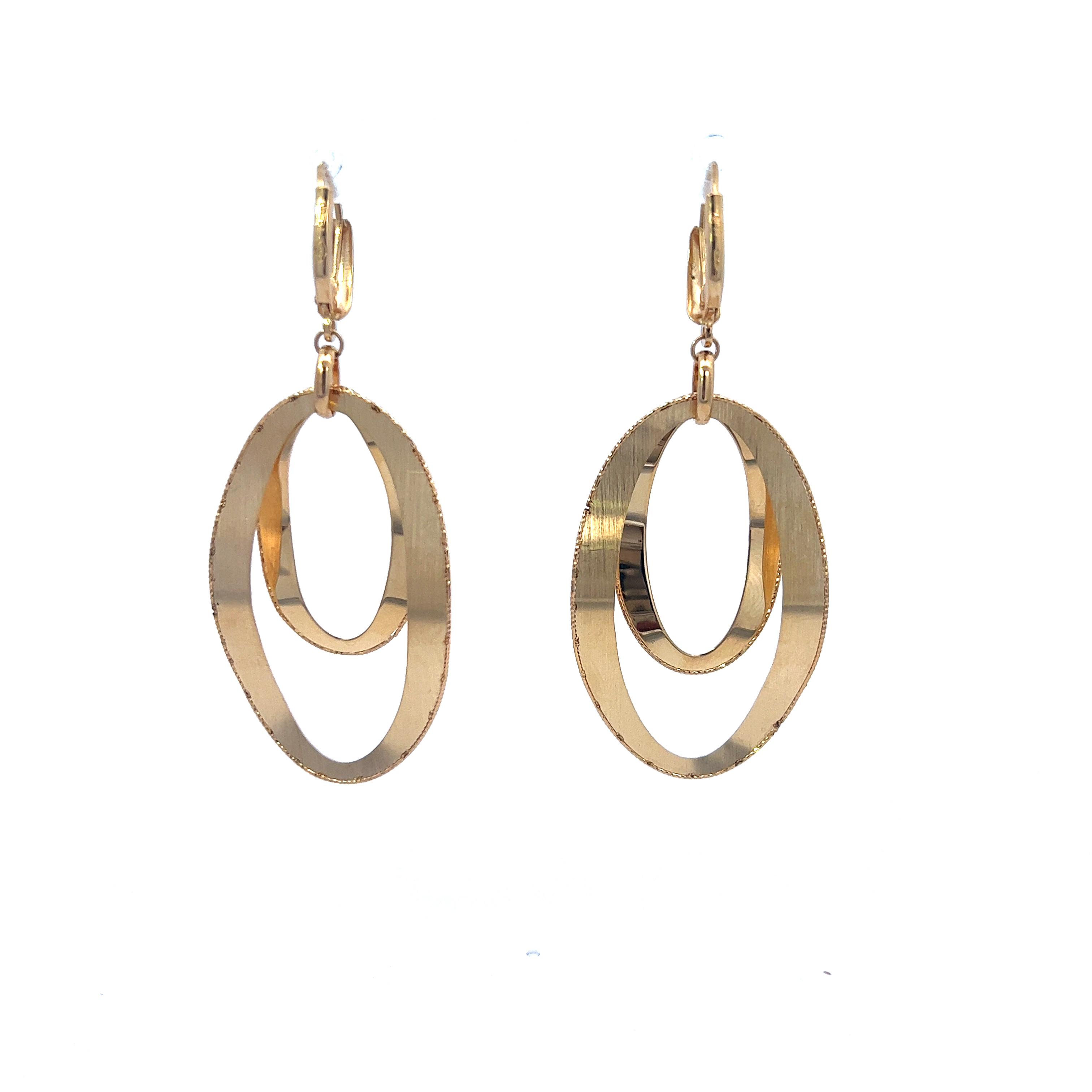 18kt Designed Dangling Earrings ORI2054 - Heir & Loom
