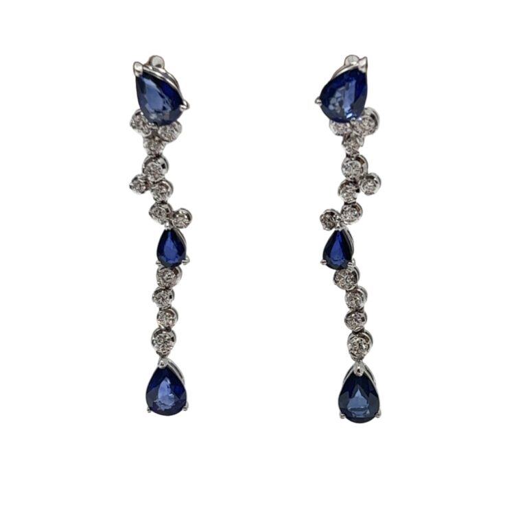 Sapphire and Diamond Earrings GIV4564/O* - Heir & Loom